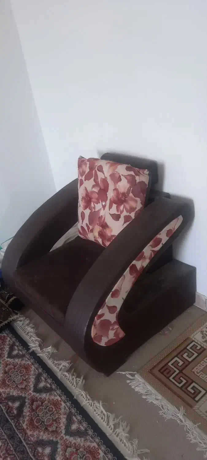 مبل چرم 7نفره|مبلمان خانگی و میز عسلی|زرند, |دیوار