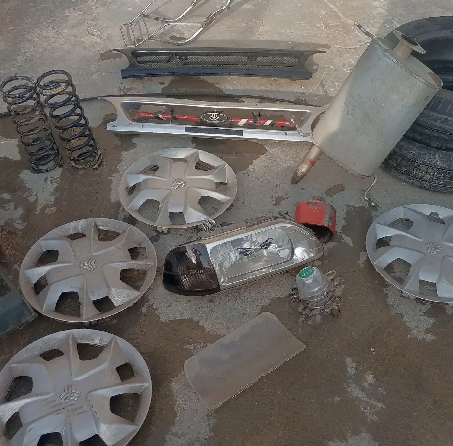 تعدادی وسایل پراید|قطعات یدکی و لوازم جانبی|چرام, |دیوار