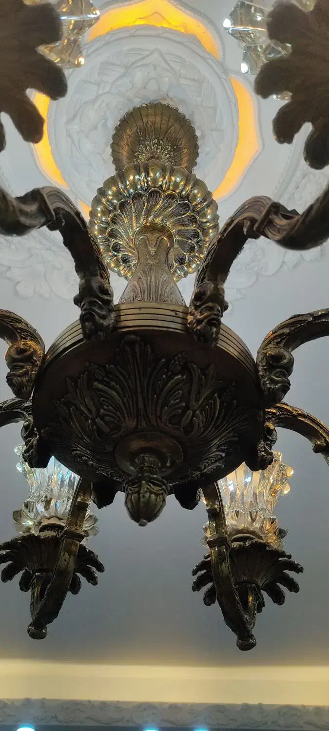 لوستربرنزی|لوستر و چراغ آویز|تبریز, |دیوار