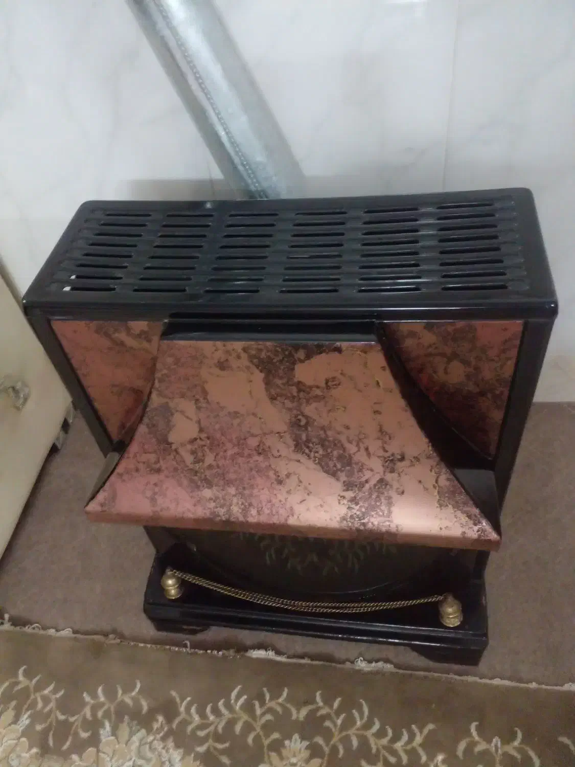 بخاری گازی طرح شومینه|بخاری، هیتر، شومینه|قم, مجیدیه|دیوار