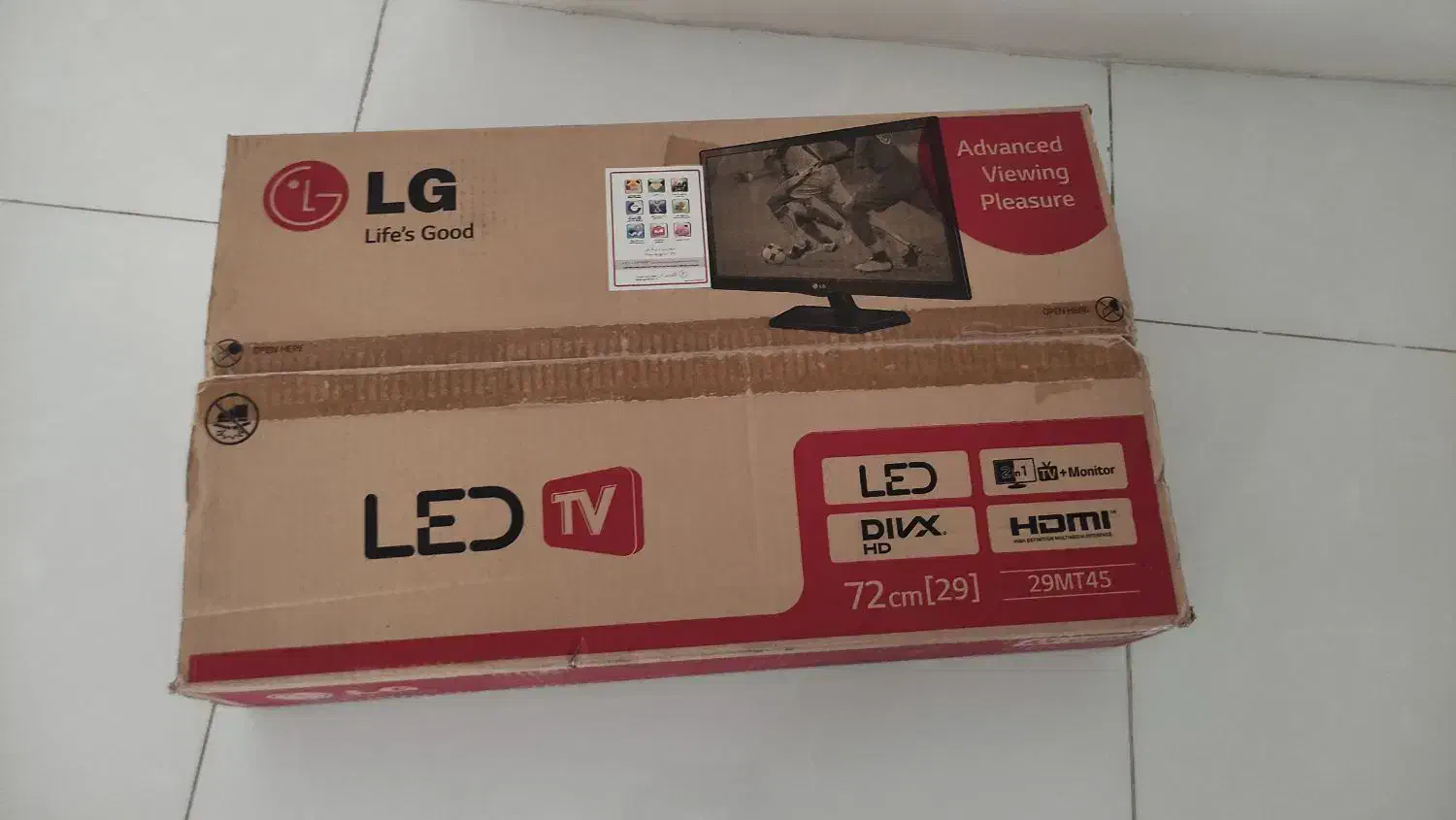 تلویزیون 29 ال جی|تلویزیون و پروژکتور|تهران, ستارخان|دیوار