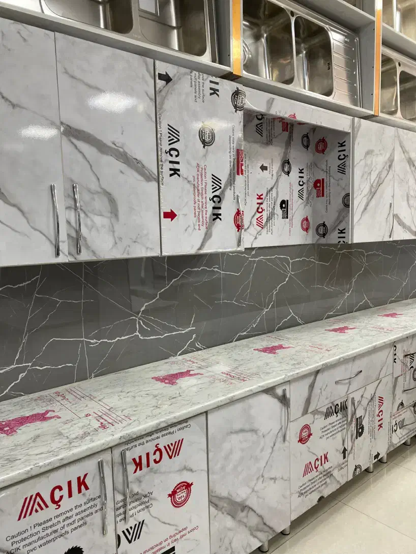 ۸ متر کابینت هایگلاس با هود شومینه|مصالح و تجهیزات ساختمان|ایلام, |دیوار