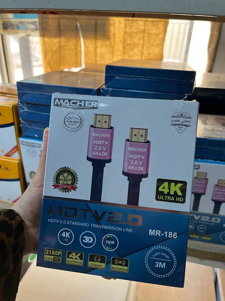 کابل تصویر HDMI مچر، سونی، 4k|قطعات و لوازم جانبی رایانه|اسلام‌شهر, شهرک مفیدی|دیوار