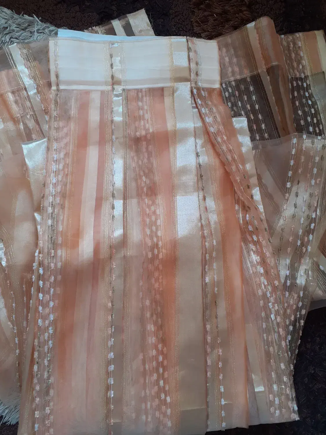 پرده نو وتزیینی طاووس طلایی|پرده، رانر، رومیزی|زنجان, |دیوار