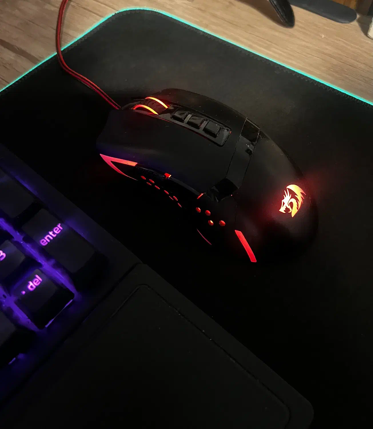 کیبورد گیمینگ razer blackwidow v3 و ماوس ردراگون|قطعات و لوازم جانبی رایانه|تهران, جنت‌آباد جنوبی|دیوار