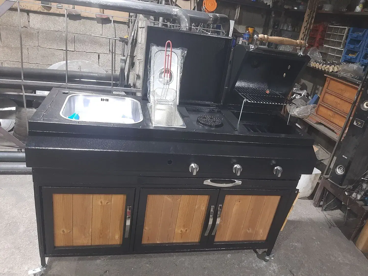 انواع باربیکیو های زغالی و گازی کف چدن|اجاق گاز و لوازم برقی پختوپز|فردیس, شهرک اسکویی|دیوار