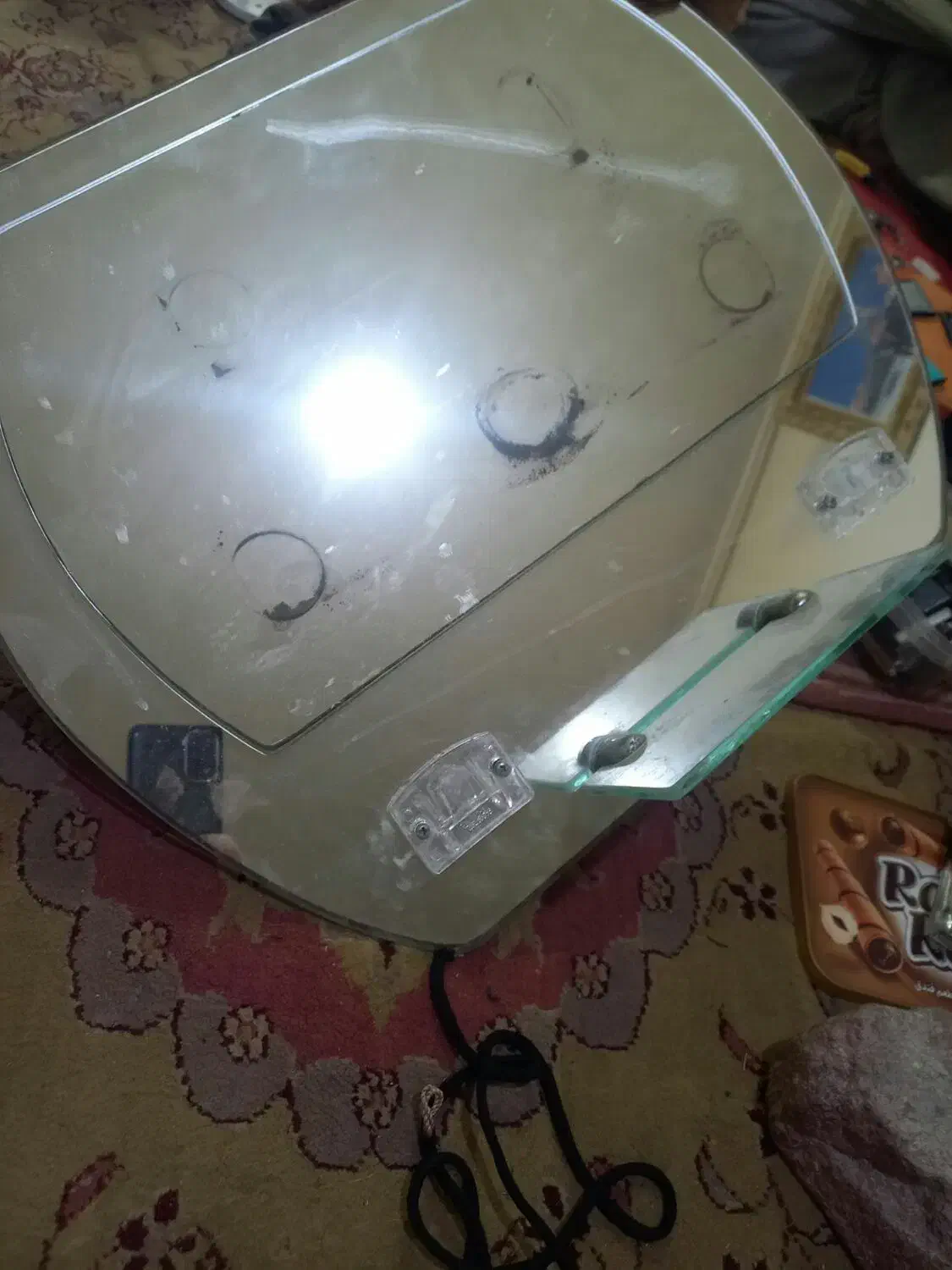 سلام یک عدد آینه روشوی|لوازم سرویس بهداشتی|باسمنج, |دیوار