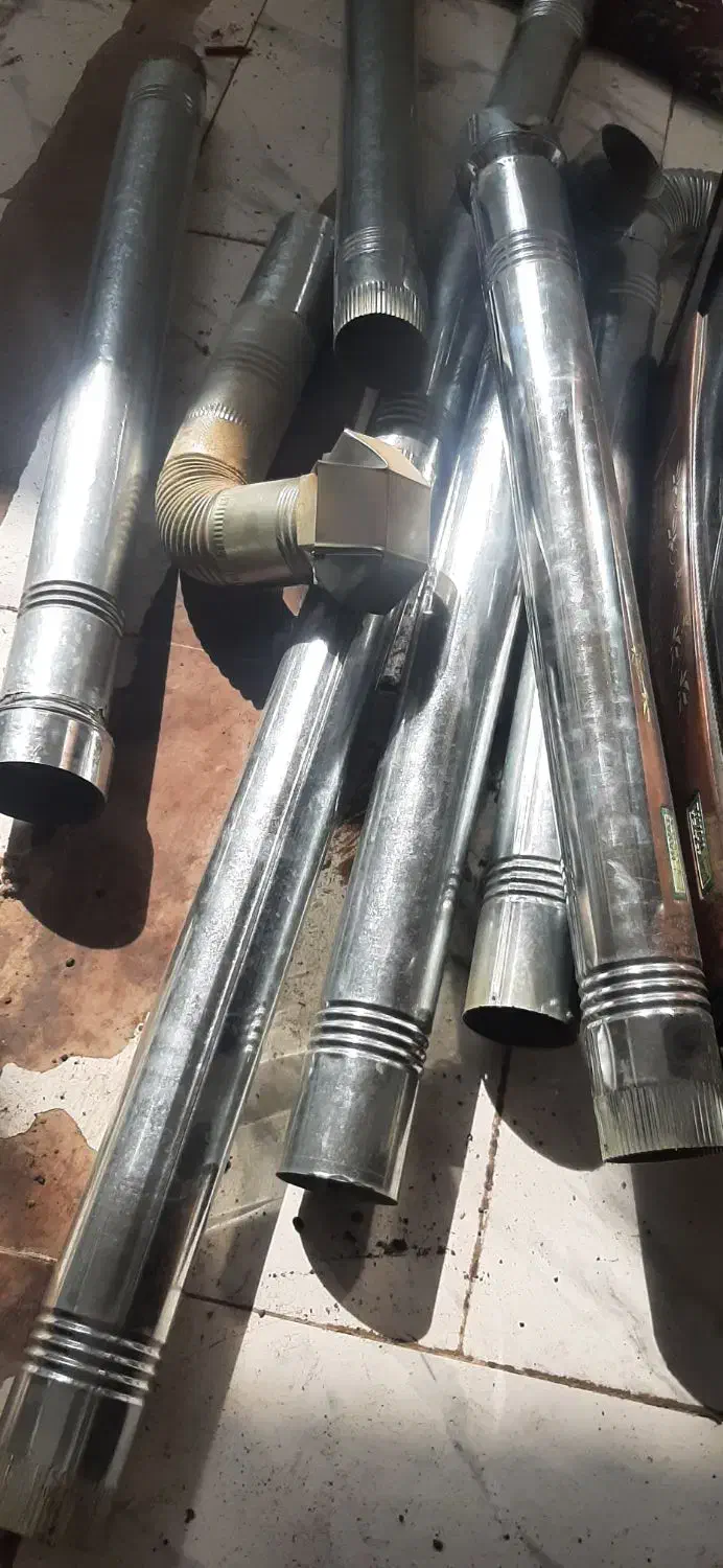 فروش لوله بخاری نصف قیمت|بخاری، هیتر، شومینه|محمدیه-قزوین, |دیوار