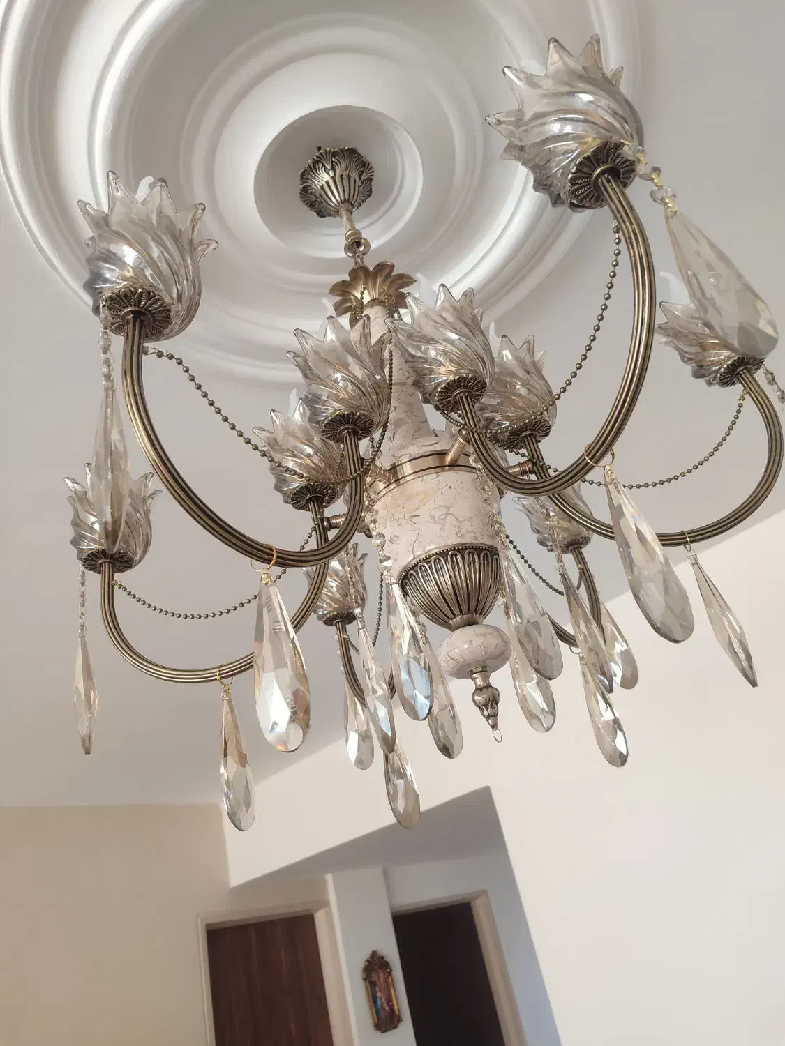 لوستر نئوکلاسیک|لوستر و چراغ آویز|کرمانشاه, |دیوار