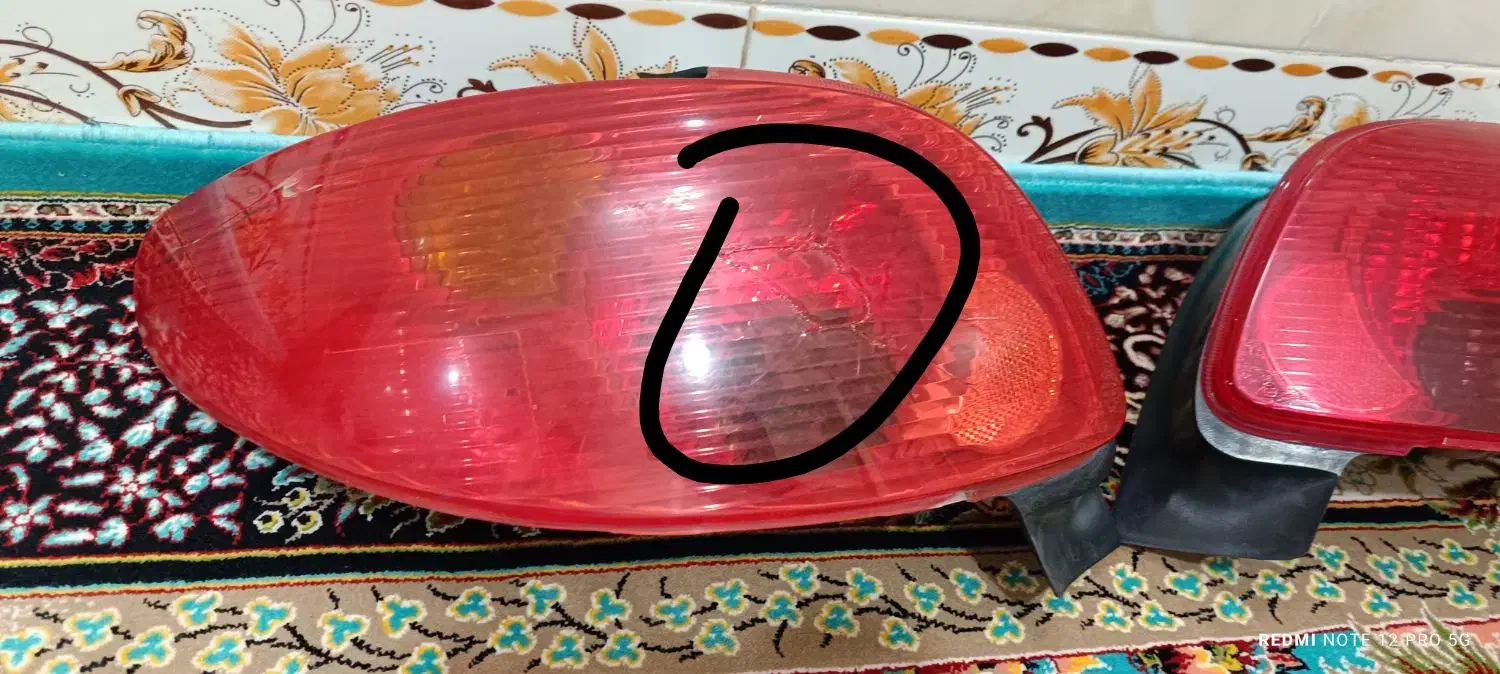 چراغ عقب 206|قطعات یدکی و لوازم جانبی|نسیمشهر, |دیوار