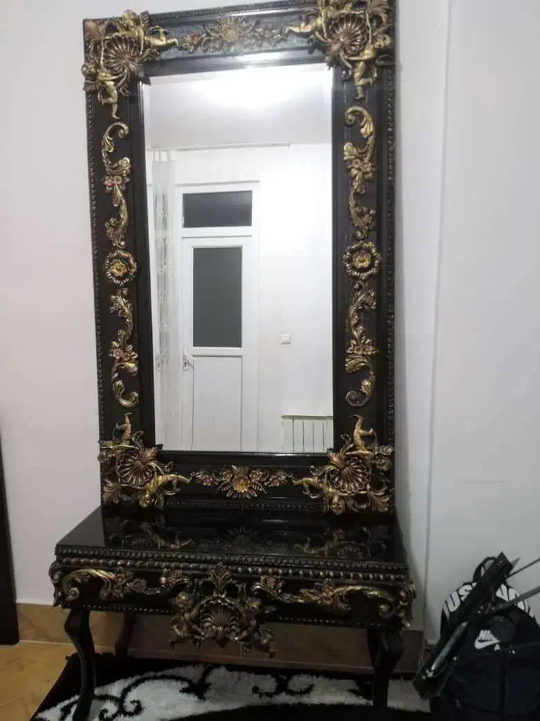 میزکفش و آینه کنسول|بوفه، ویترین، کنسول|مهاباد (آذربایجان غربی), |دیوار