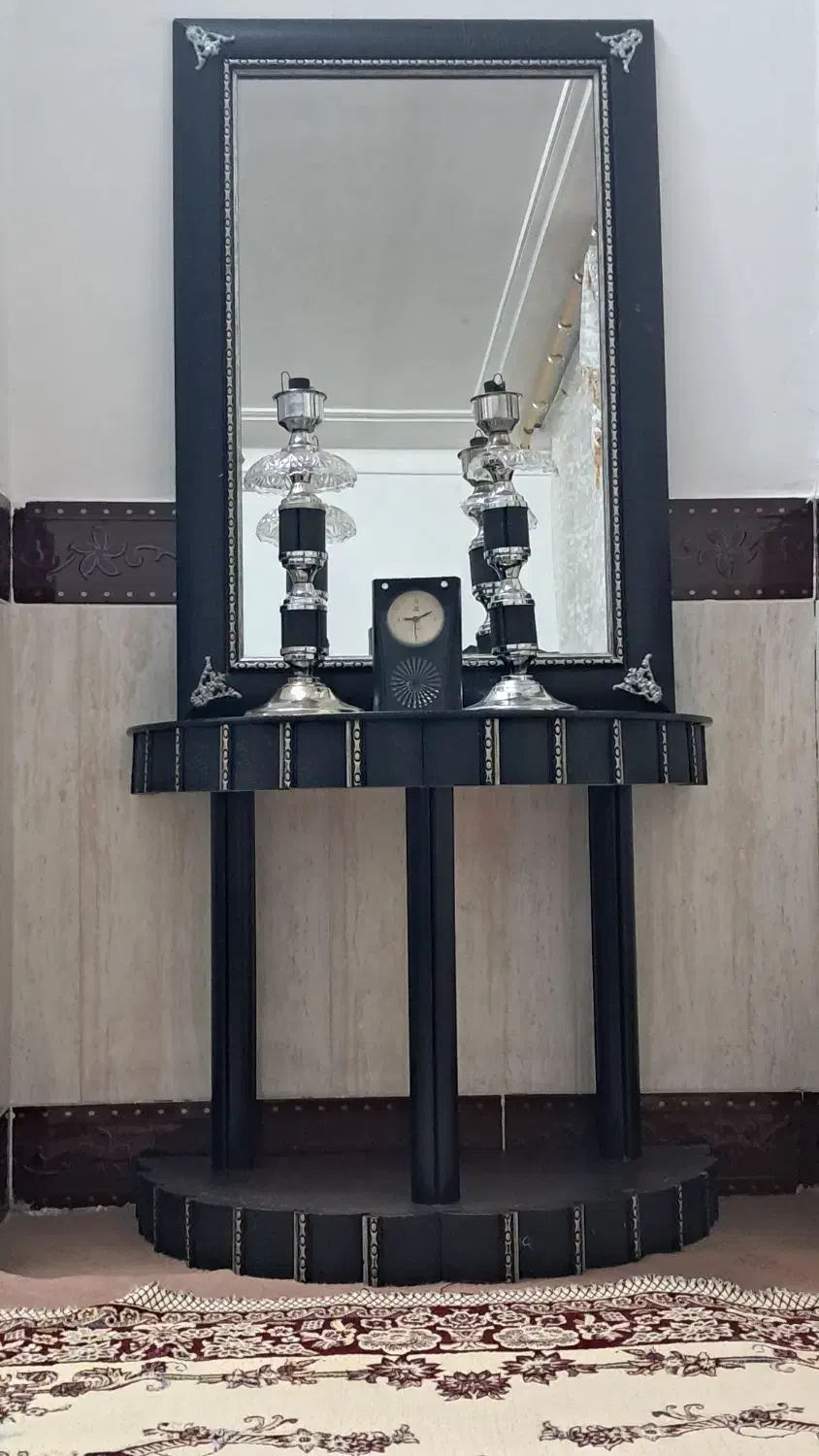 آیینه و شمعدان|صنایع دستی و سایر لوازم تزئینی|بروجرد, |دیوار