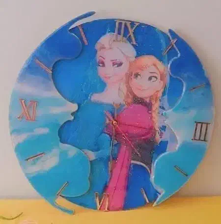 انواع ساعت رزینی|ساعت دیواری و تزئینی|آران و بیدگل, |دیوار