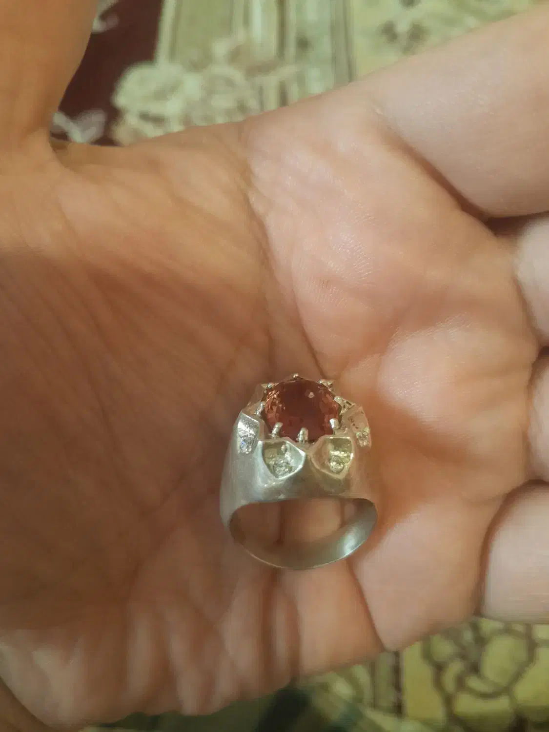 انگشتر نقره الکساندریت|جواهرات|قائمشهر, |دیوار