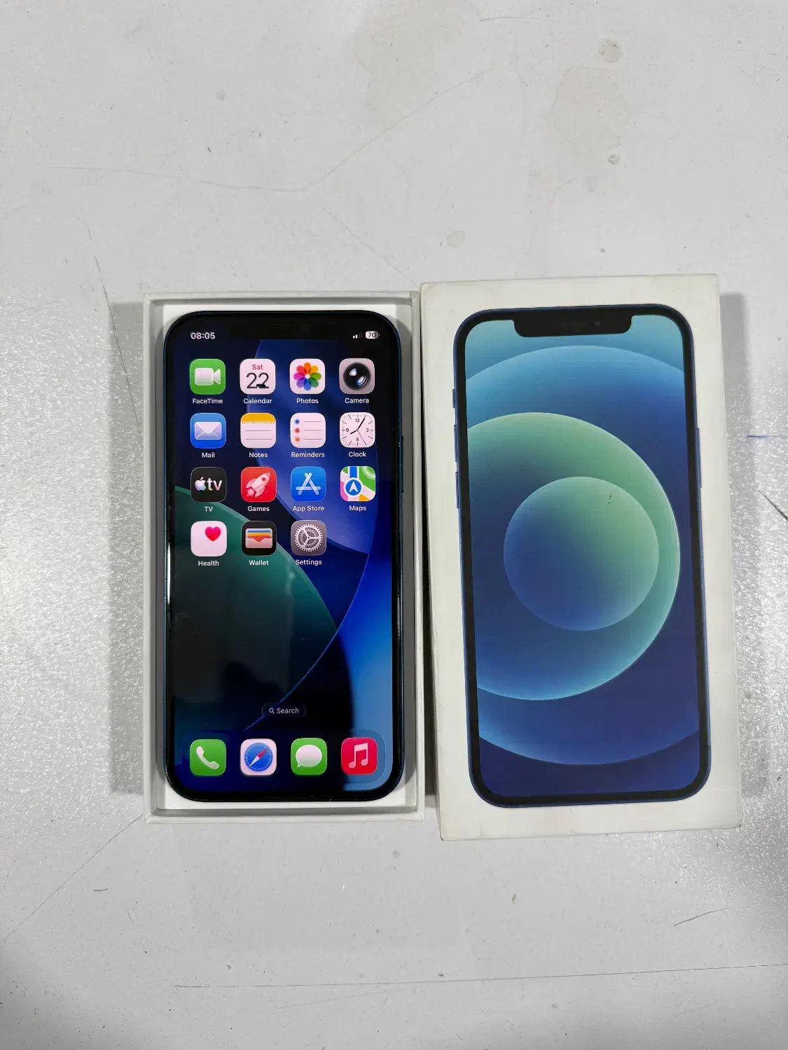 ایفون ۱۲ ۱۲۸ دوسیم با شارژر|موبایل|تهران, جوادیه تهرانپارس|دیوار