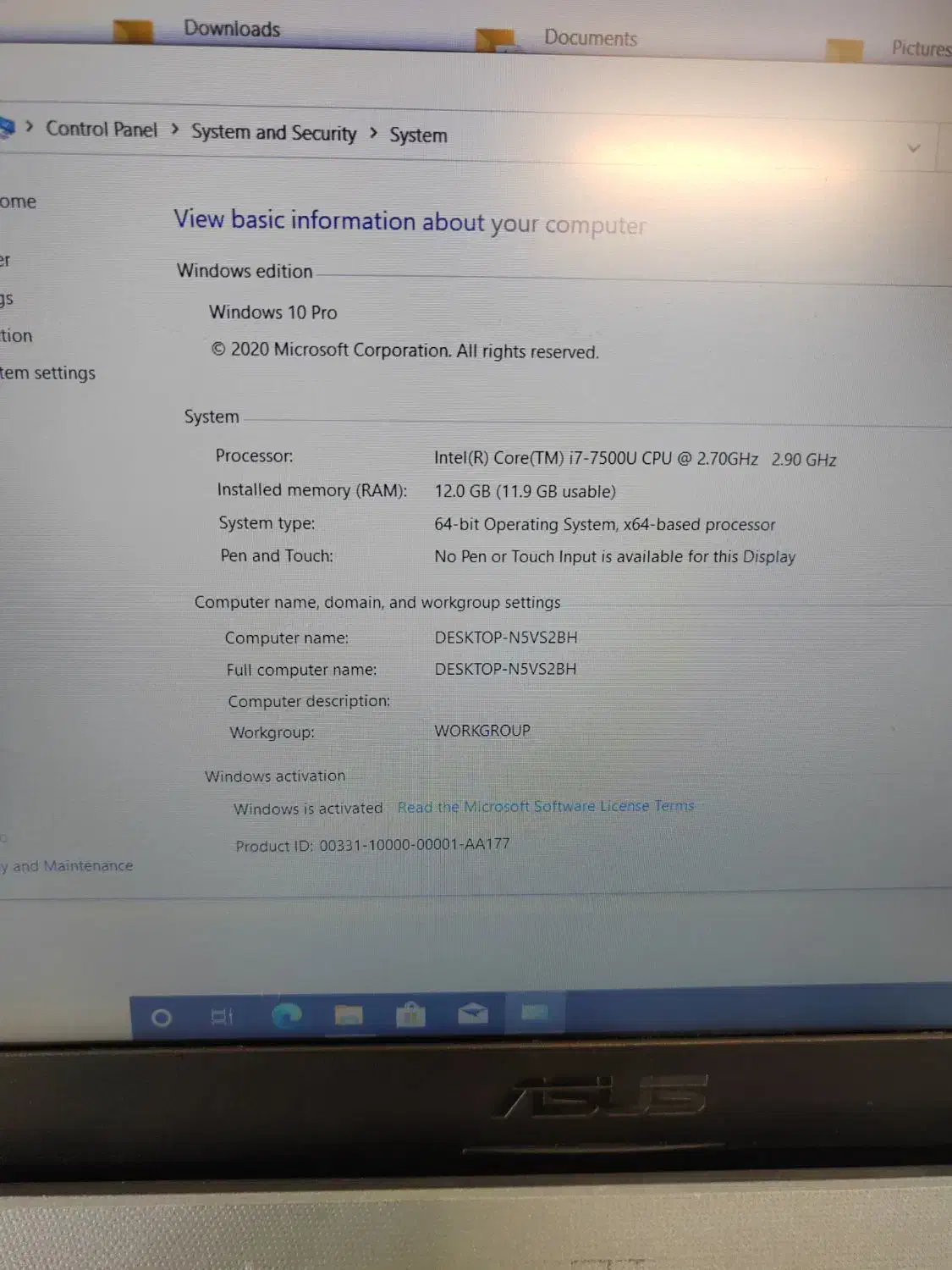 لپ تاپ ایسوس ASUS X542 Core i7 با 2 گرافیک|رایانه همراه|زنجان, |دیوار