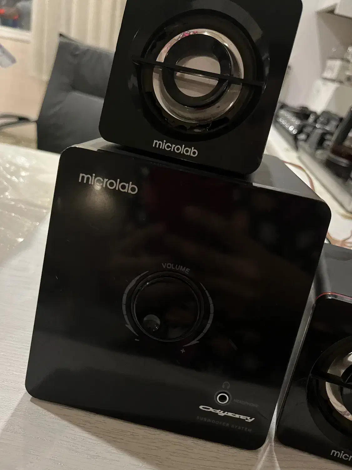 اسپیکر microlab سه قلو مشکی سالم زیر قیمت|قطعات و لوازم جانبی رایانه|تهران, مشیریه|دیوار
