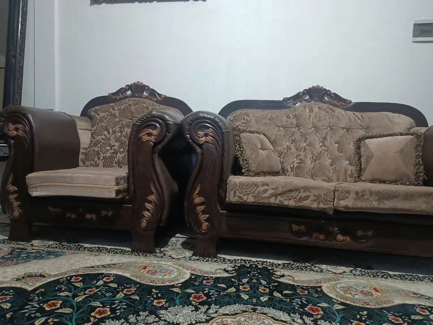 مبل ۷نفره|مبلمان خانگی و میز عسلی|فردوسیه, |دیوار