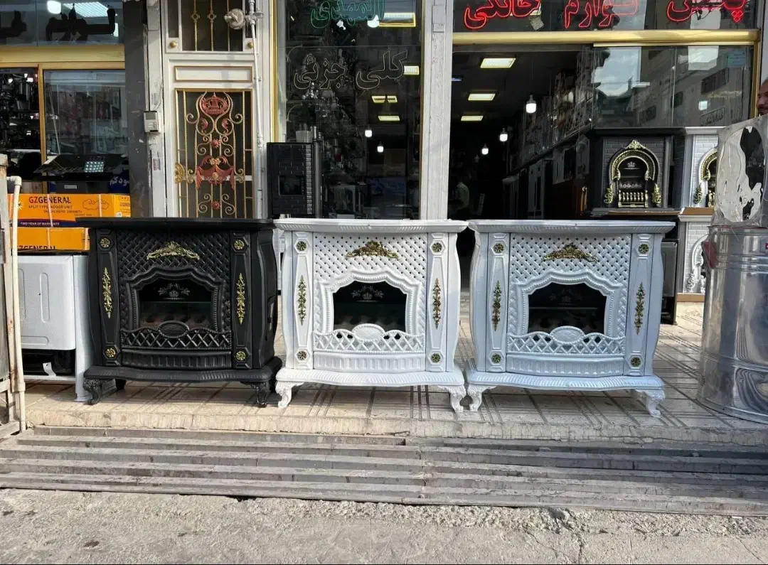 شومینه ۳۴۰۰۰ تکنوا سفید و مشکی جشنواره فرصت محدود|بخاری، هیتر، شومینه|مشهد, سرافرازان|دیوار