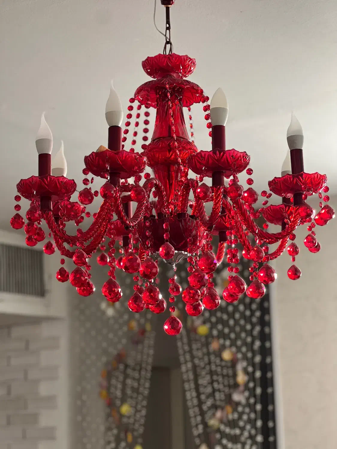 لوستر|لوستر و چراغ آویز|هشتگرد, شهرک گلها|دیوار