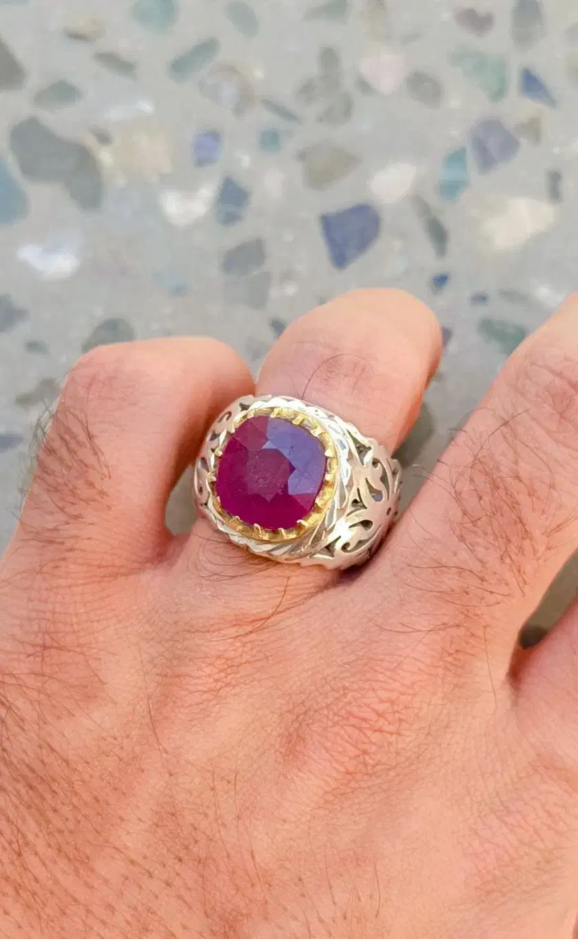 انگشتر یاقوت آفریقای|جواهرات|زاهدان, |دیوار