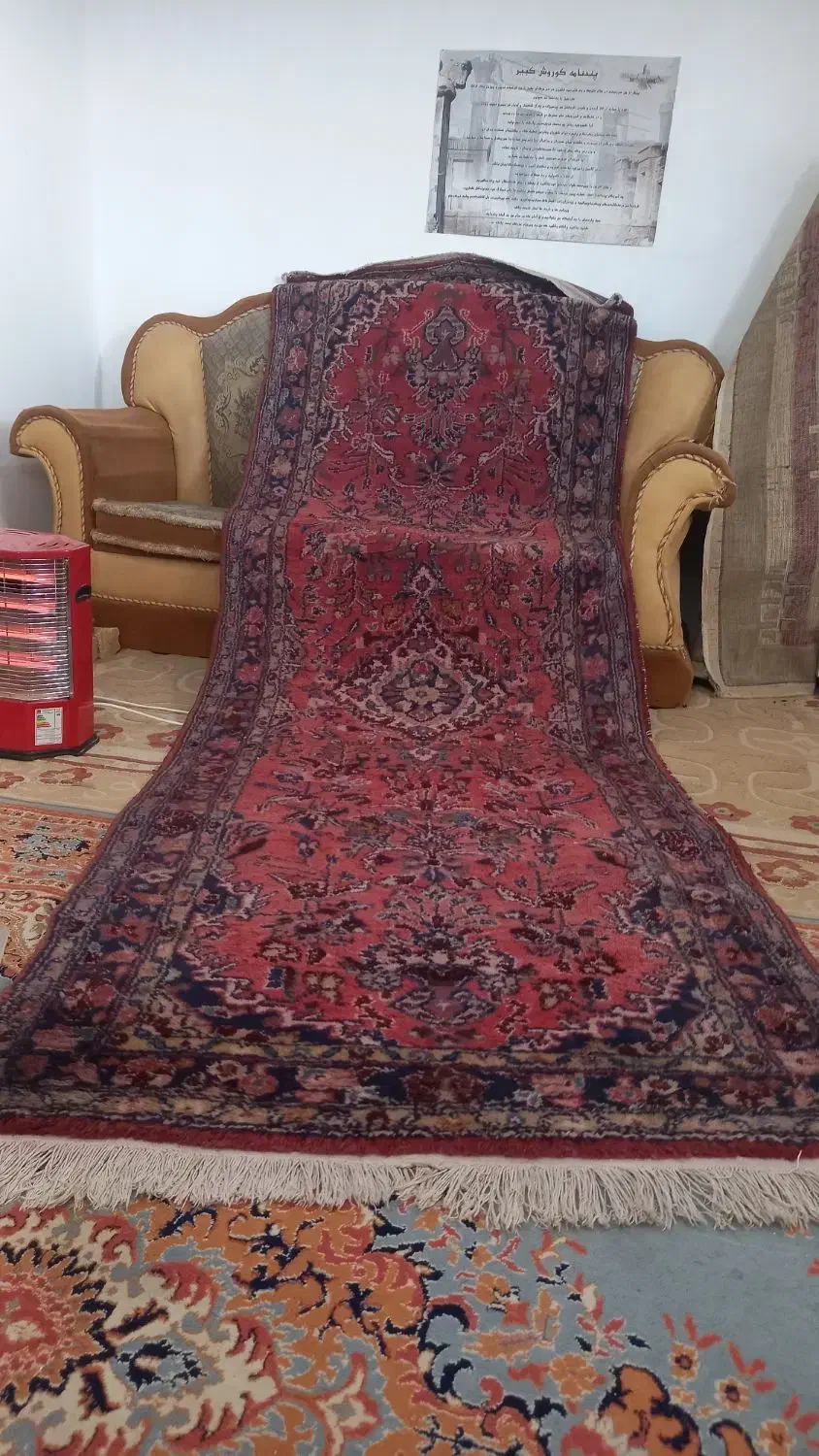فرش دست بافت ۵۰ ساله|فرش|نظرآباد, شهرک سید جمال الدین|دیوار