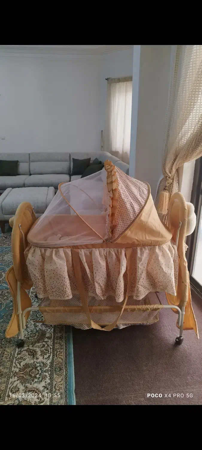 گهواره برقی موزیکال|اسباب و اثاث بچه|نوشهر, |دیوار