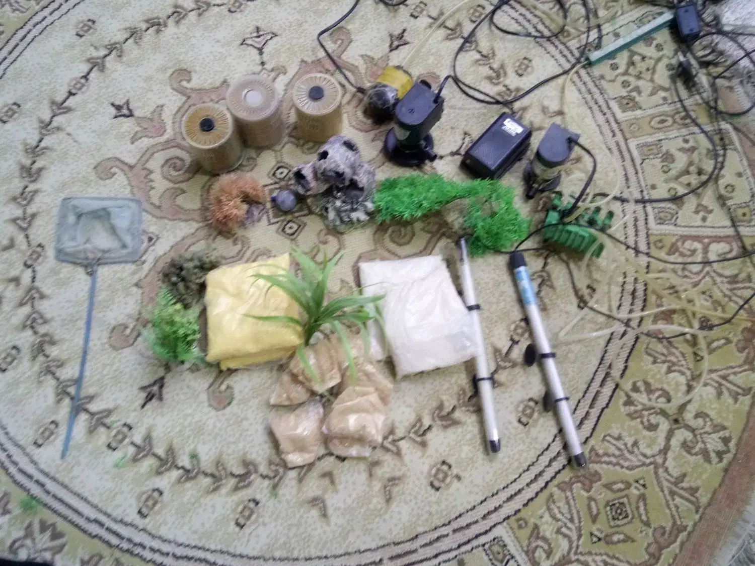 دو عدد تنگ ماهی کوچک و بزرگ|ماهی|کرمانشاه, |دیوار