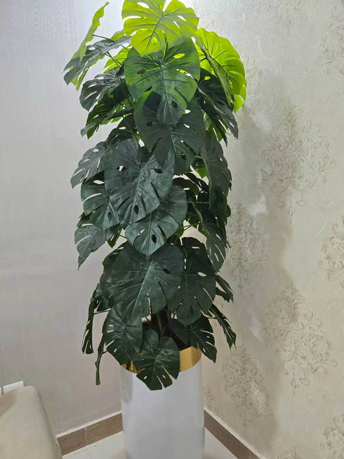 درخت مصنوعی برگ انجیری وارداتی ۲ متری بدون گلدان|گل مصنوعی|بندرعباس, |دیوار