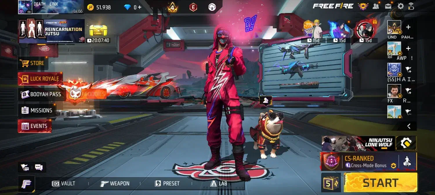 اکانت فری فایر|کنسول، بازی ویدئویی و آنلاین|شیراز, میانرود|دیوار