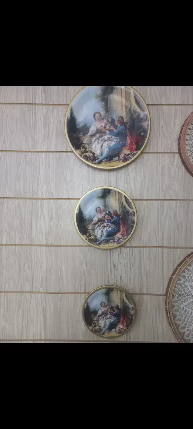 بشقاب تزیینی اصل ۳ تا|کلکسیون اشیاء عتیقه|مشهد, حسابی جنوبی (شهرک غرب)|دیوار