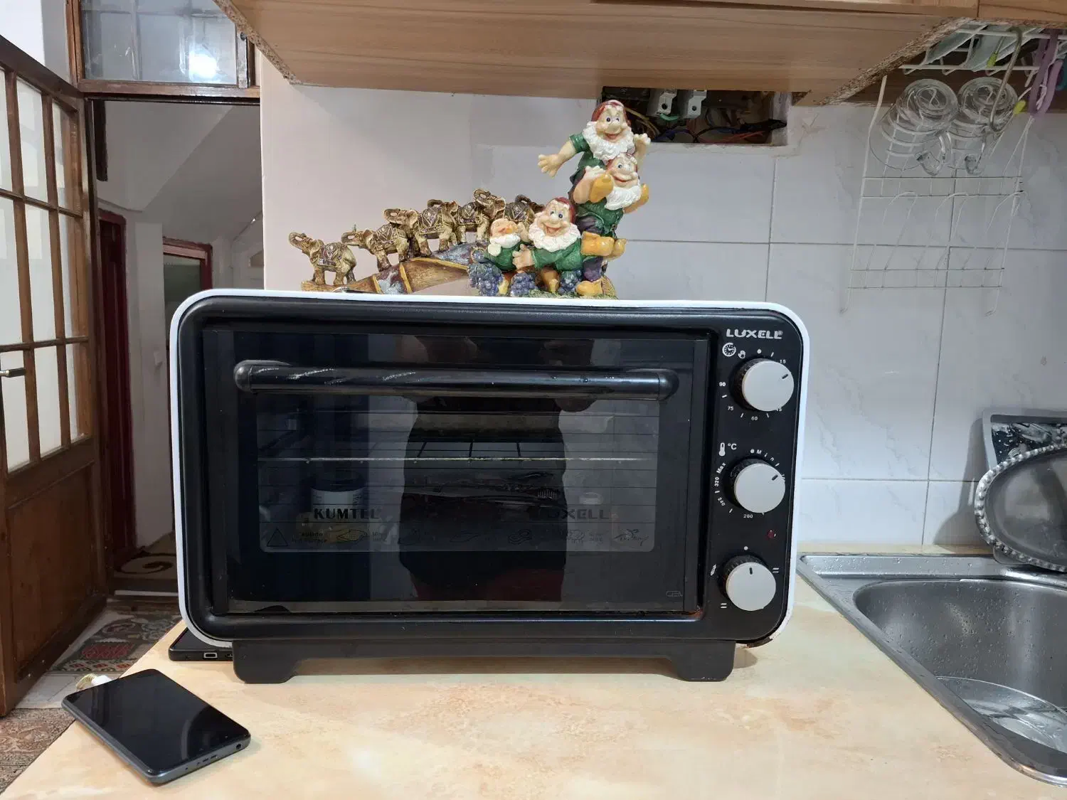 مایکروفر( لوکسل)در حد نو|اجاق گاز و لوازم برقی پختوپز|رشت, رشتیان|دیوار