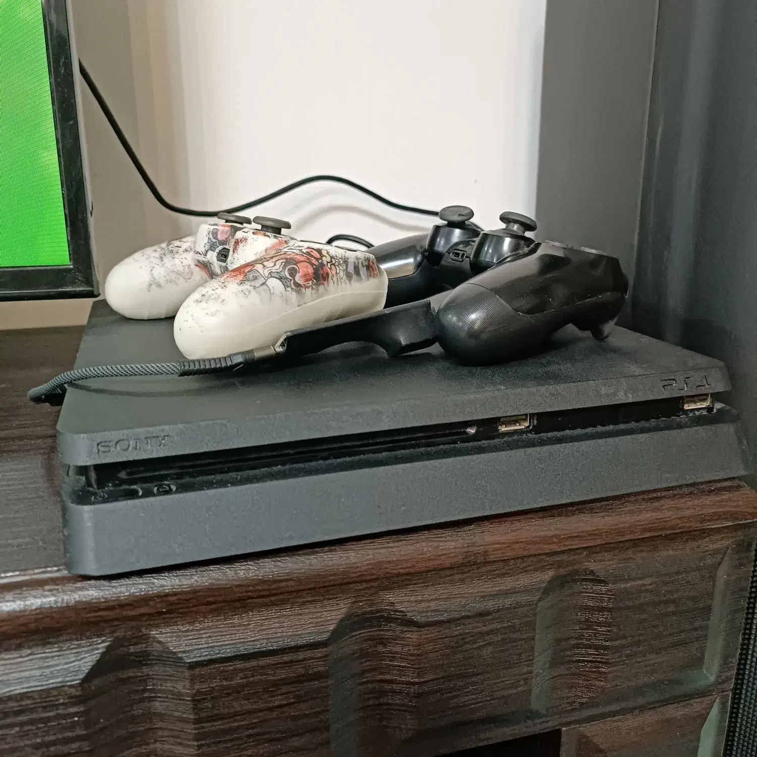 ps4 slim 1tra پلی استیشن ۴ کپی خور ورژن ۱۱|کنسول، بازی ویدئویی و آنلاین|پرند, فاز ۶|دیوار