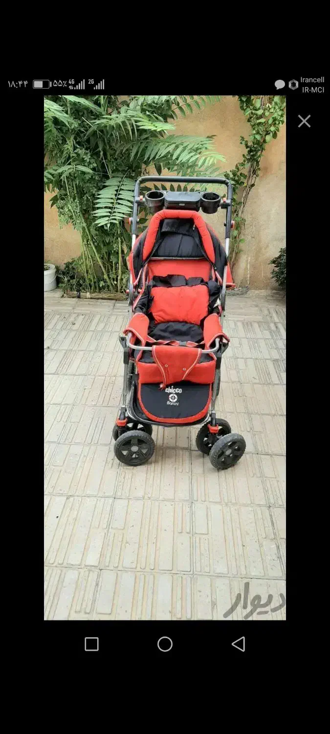 کالسکه و کریر درحده نو|اسباب و اثاث بچه|ایلام, |دیوار