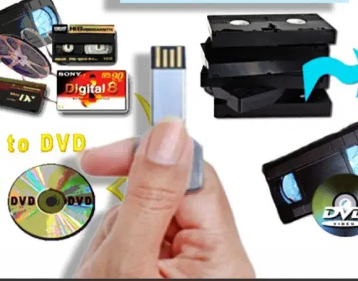 تبدیل فیلم‌های ویدئو VHS به فلش|خدمات رایانه‌ای و موبایل|اراک, |دیوار