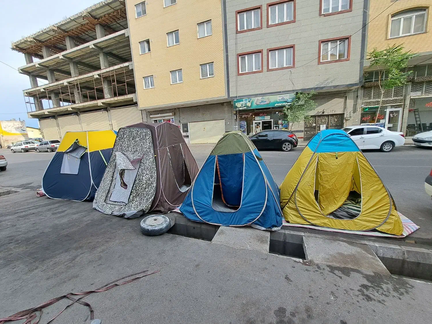 چادر 3پنجره مدل تخت 2025فول اتومات حرفه ای مسافرتی|کوهنوردی و کمپینگ|تبریز, |دیوار