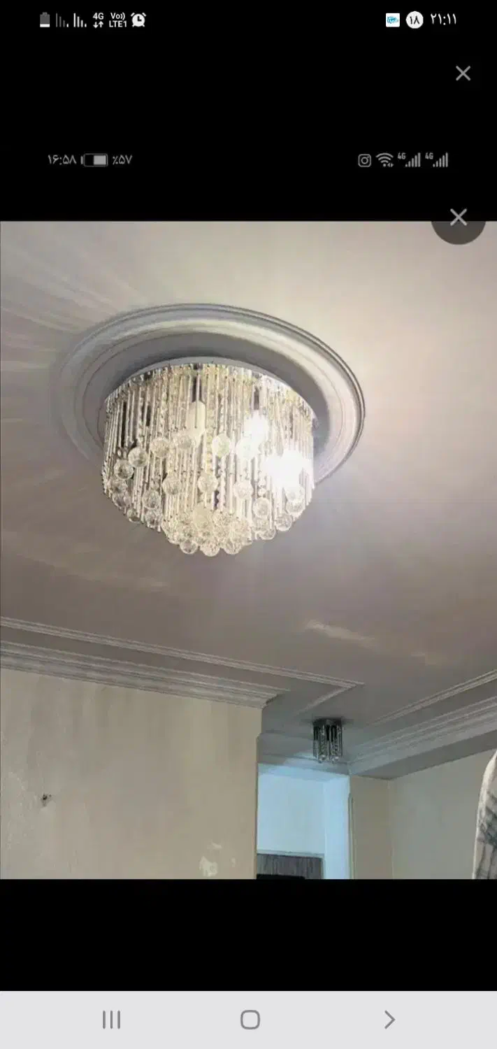 لوستروتزیینات|لوستر و چراغ آویز|بروجرد, |دیوار