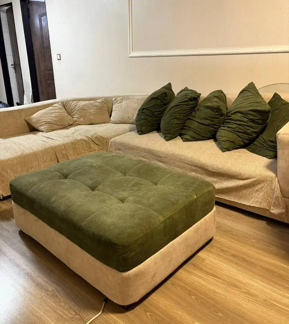 مبل راحتی ال تازه سرویس شده|مبلمان خانگی و میز عسلی|رشت, منظریه|دیوار