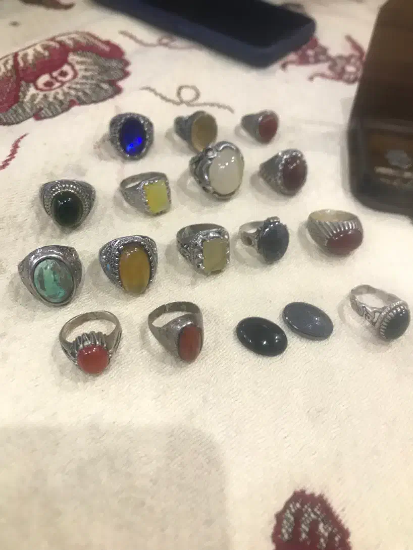 انگشتر عقیق|کلکسیون اشیاء عتیقه|تهران, شهرک خرازی|دیوار