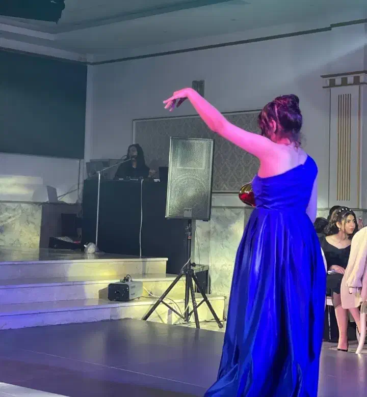 لباس مجلسی ،پیراهن مجلسی آبی کاربنی|لباس|آمل, |دیوار