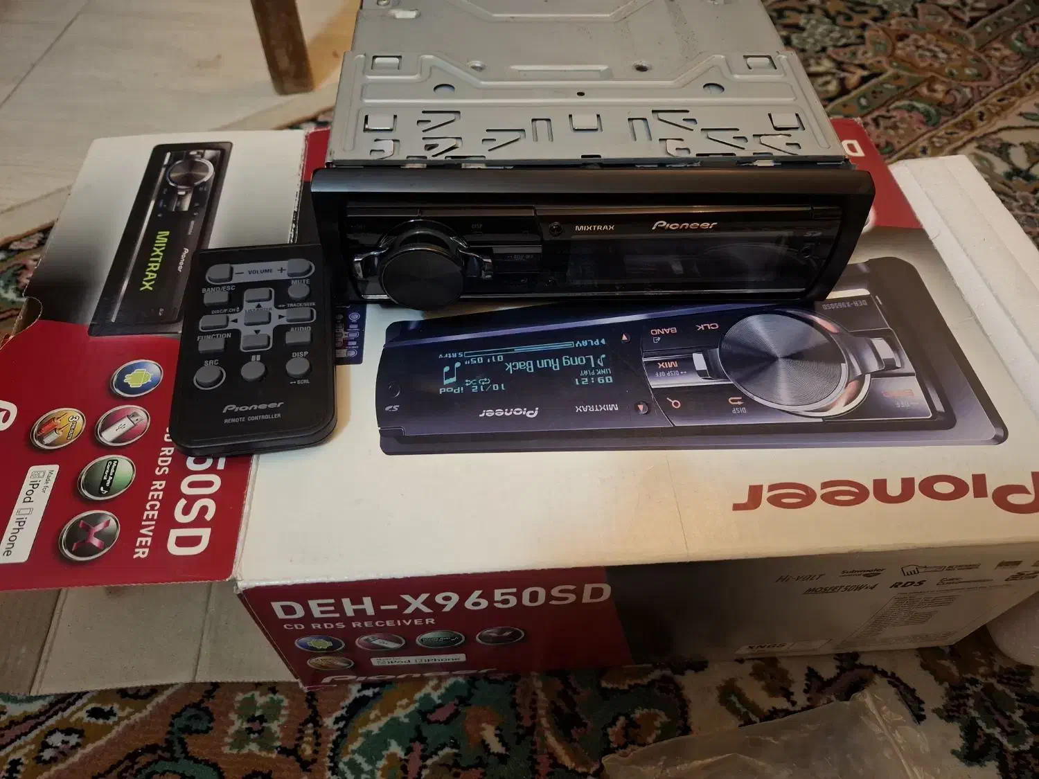 ضبط پایونیر و باند ۸ اینج آلفا سونیک مدل 9650 SD|قطعات یدکی و لوازم جانبی|ری, فیروزآبادی|دیوار