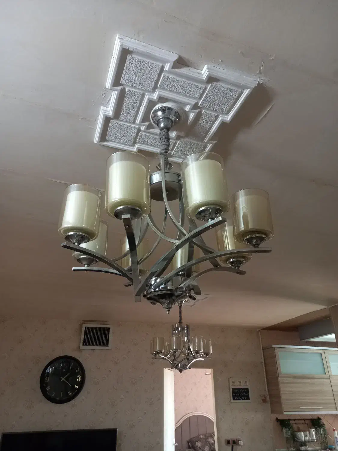 لوستر ۸ شاخه ۲ عدد|لوستر و چراغ آویز|تهران, شکیبا|دیوار