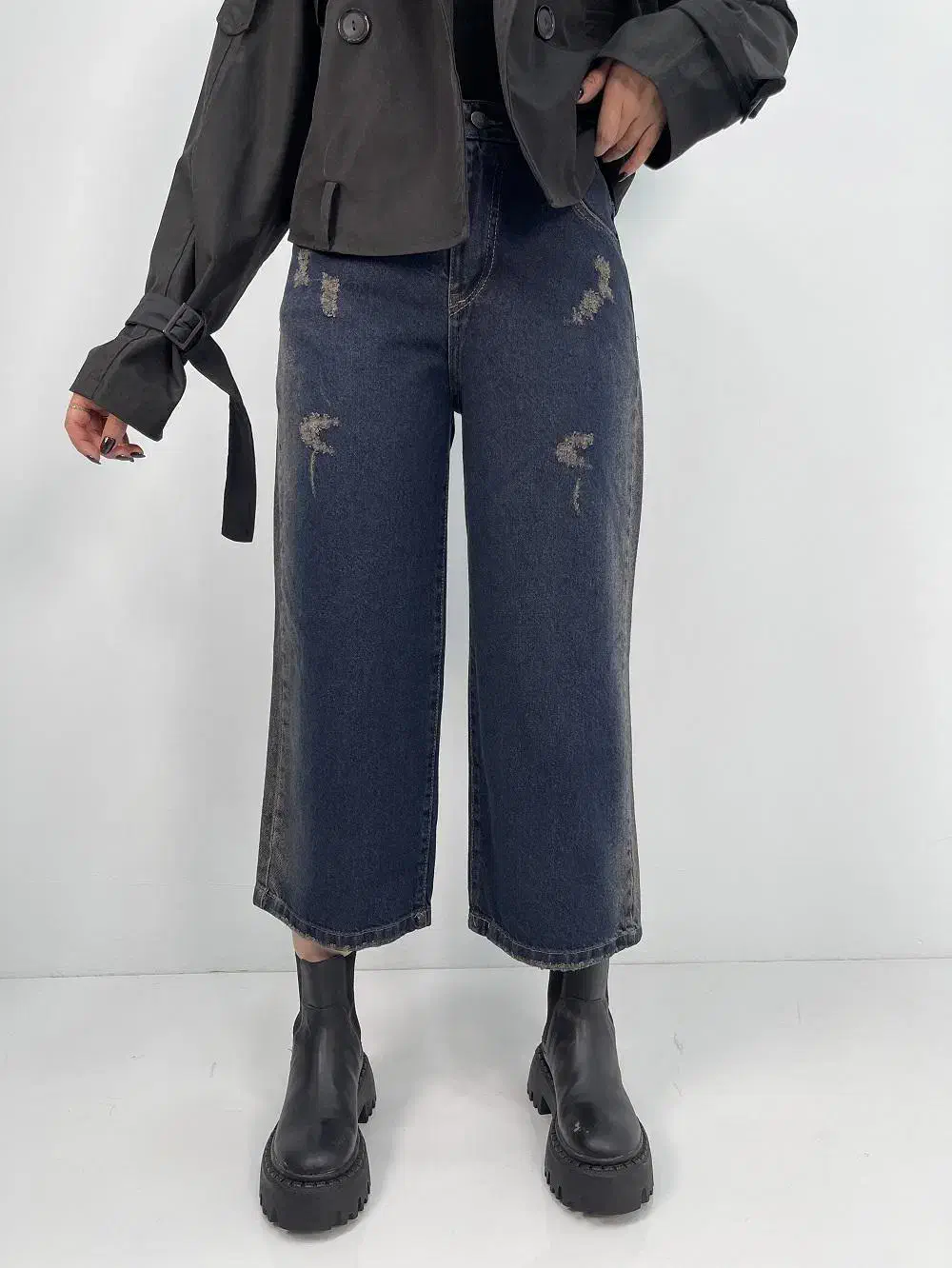 شلوار واید لگ تینتی سرمه ای|لباس|تربت جام, میرقوام الدین|دیوار