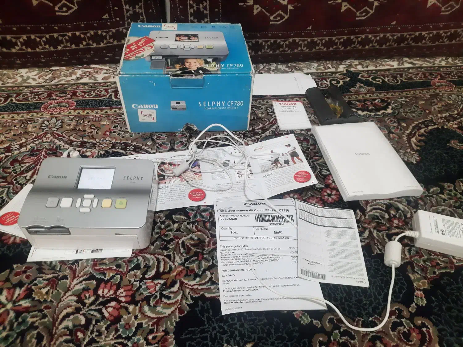 پرینتر کنون در حد آکبند با کارتون لوازم جانبی کامل|پرینتر، اسکنر، کپی، فکس|تهران, آرژانتین|دیوار