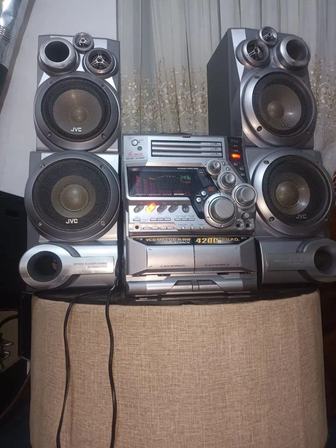 jvc 4200|سیستم صوتی خانگی|اشتهارد, |دیوار