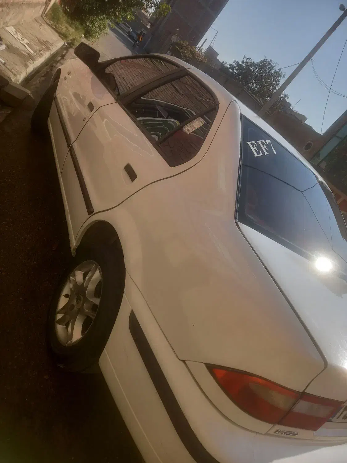 سمند     ef7 مدل ۹۱ سفید|خودرو سواری و وانت|میاندوآب, |دیوار