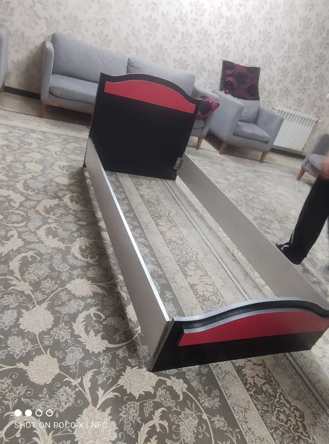 تخت نوجوان.1در2متر|تخت و سرویس خواب|بجنورد, |دیوار