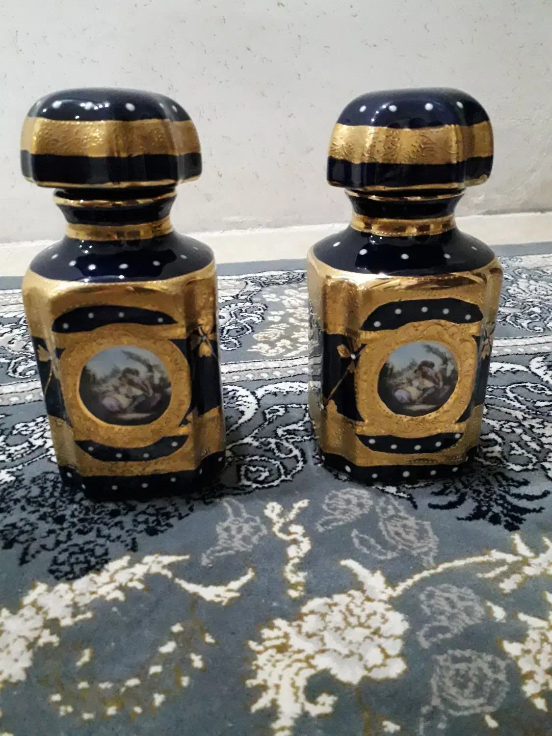 ظروف طلاکوب آنتیک|ظروف سرو و پذیرایی|قزوین, |دیوار