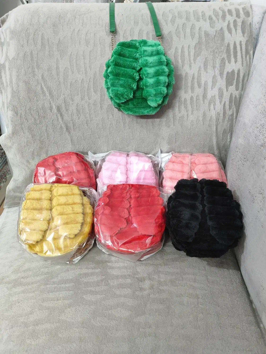 کیف دخترانه خز خرگوشی|کیف، کفش، کمربند|خمینیشهر, |دیوار