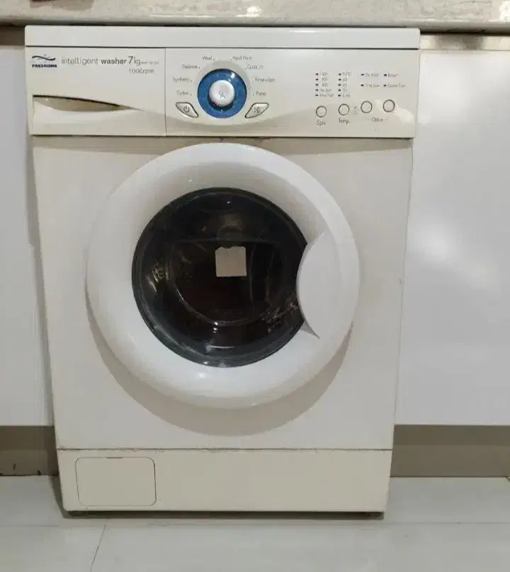 لباسشویی پاکشوما ۷ کیلویی سفید|ماشین لباسشویی و خشک‌کن لباس|بجنورد, |دیوار